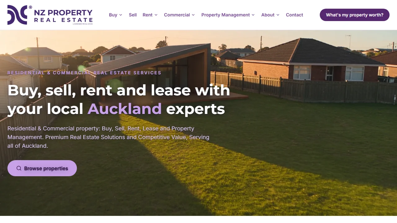 NZ Property Real Estate screenshot